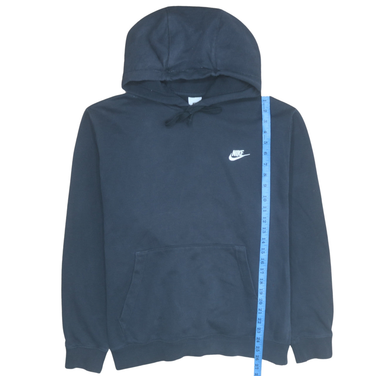 Nike Men's Black Large Pullover Hoodie Regular Fit Logo Sweatshirt