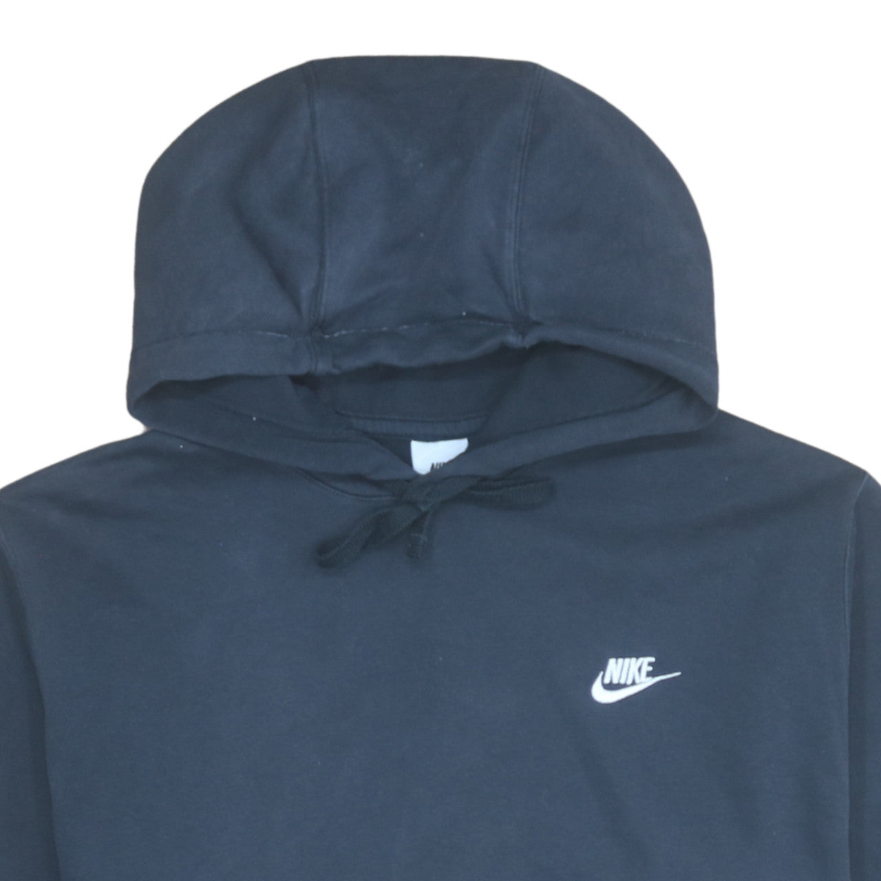 Nike Men's Black Large Pullover Hoodie Regular Fit Logo Sweatshirt