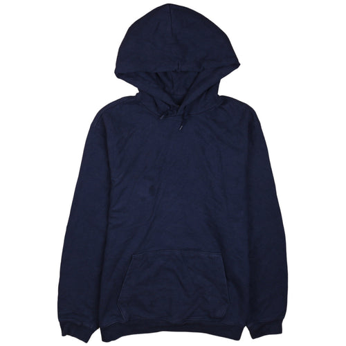 GAP Mens Blue Pullover Hoodie Medium Fleece Sweatshirt