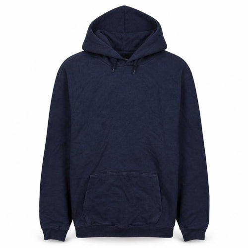 Gap Mens Blue Pullover Hoodie Medium Fleece Sweatshirt