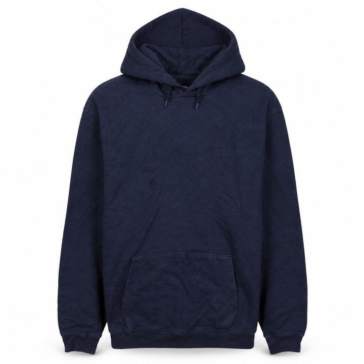 Gap Mens Blue Pullover Hoodie Medium Fleece Sweatshirt