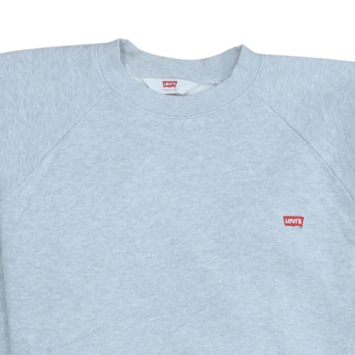 Levi's Men's Grey Crew Neck Sweatshirt Medium Regular Fit