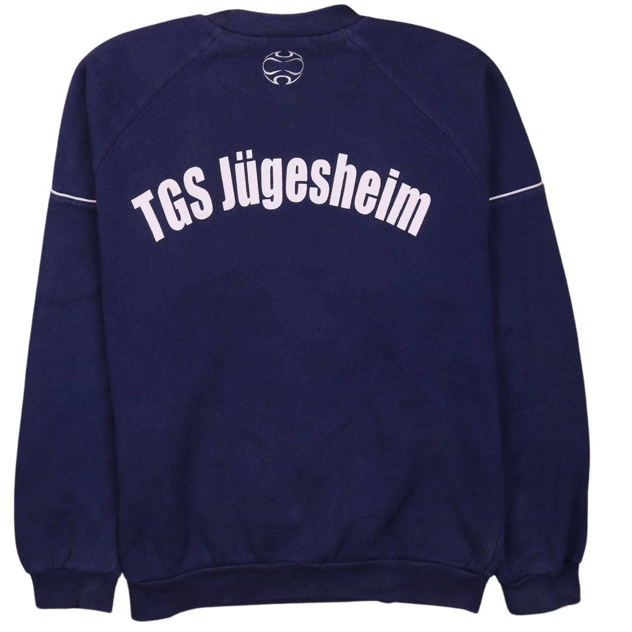 Adidas Mens Blue Crew Neck Pullover Sweatshirt M Sports Logo