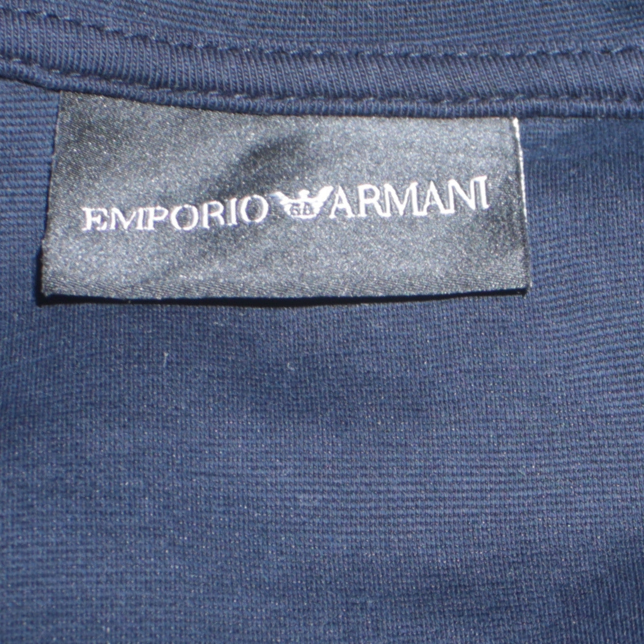 Emporio Armani Men's Blue Full Zip Hoodie Size L