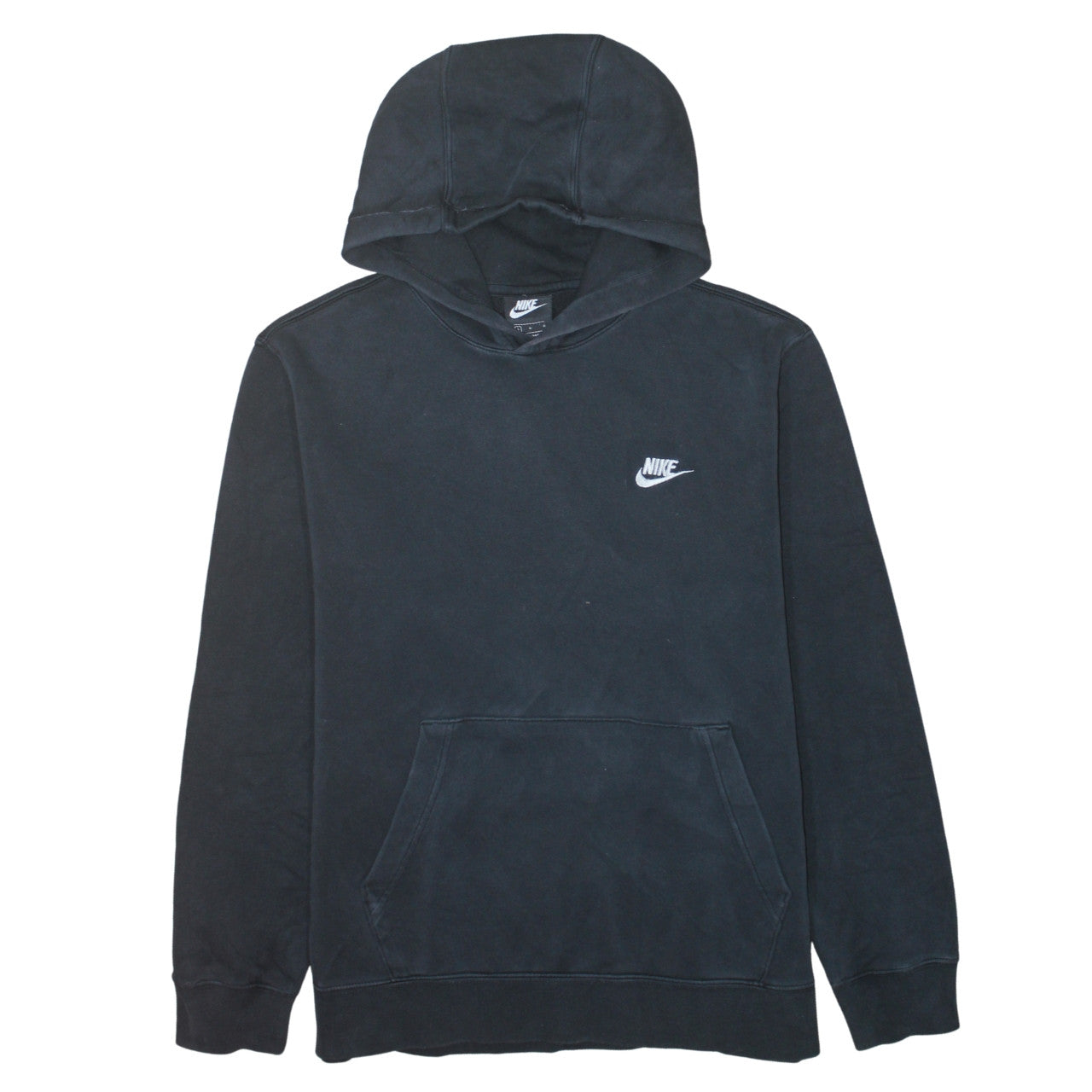 Nike Men's Black Pullover Hoodie L Fleece Sportswear Sweatshirt