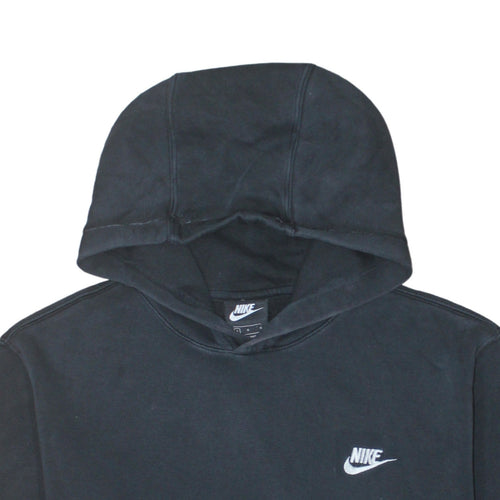 Nike Men's Black Pullover Hoodie L Fleece Sportswear Sweatshirt