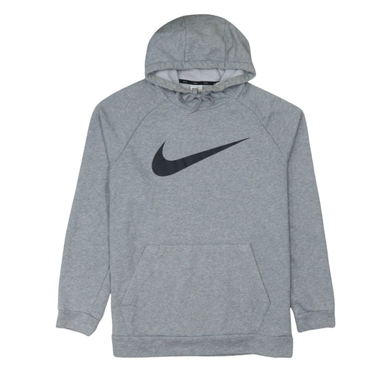 Nike Men's Grey Dri-Fit Pullover Hoodie Size L Sportswear