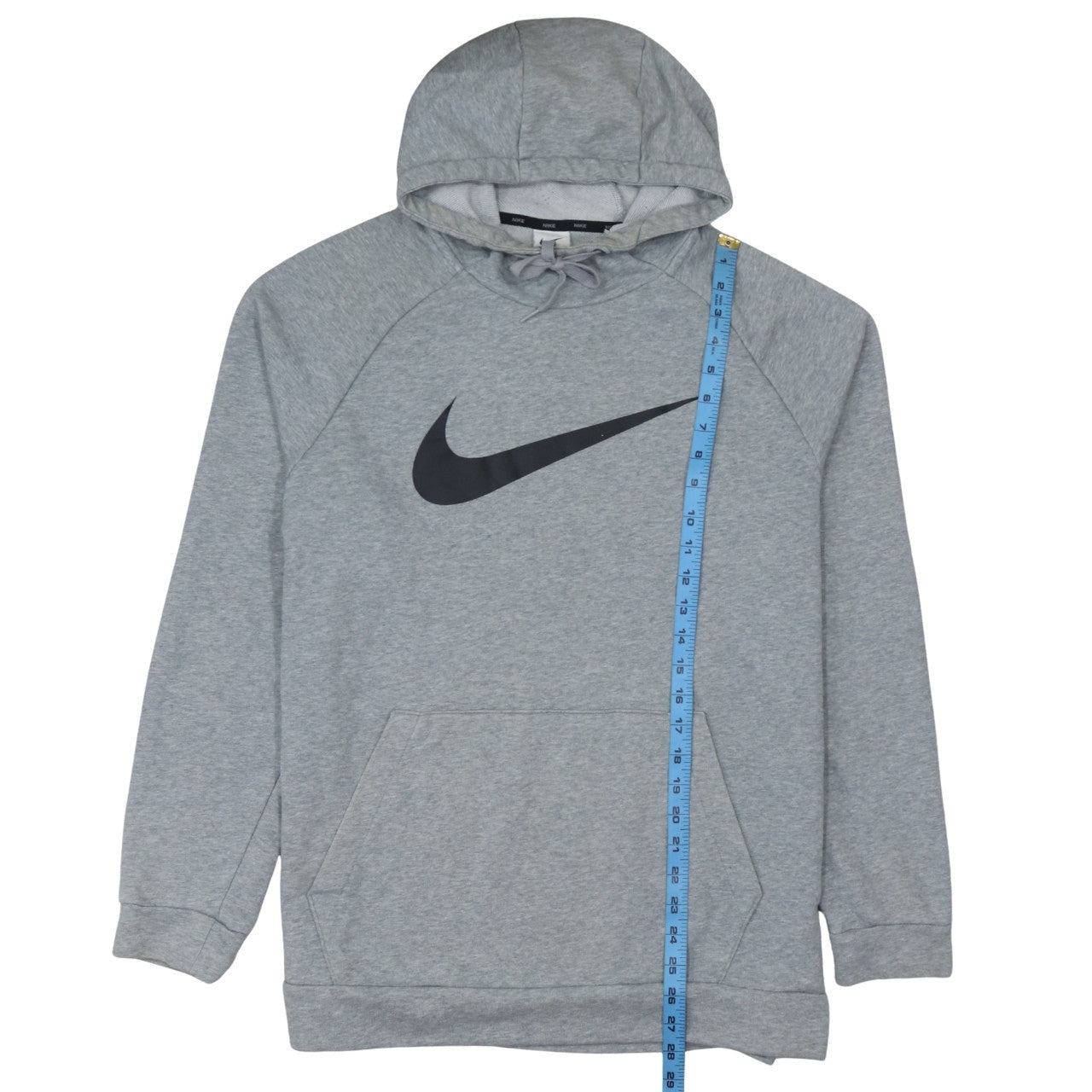 Nike Men's Grey Dri-Fit Pullover Hoodie Size L Sportswear