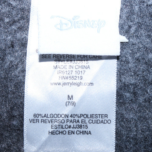 Disney Teens Black Minnie Mouse Full Zip Hoodie M