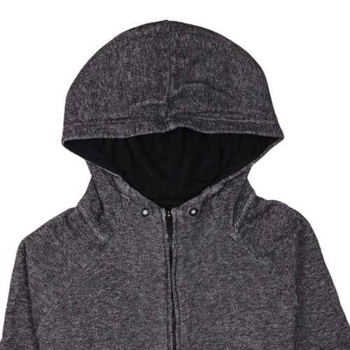 Adidas Womens Grey Full Zip Hoodie Size M 12-14 Sportswear