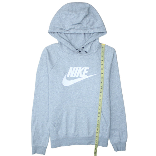 Nike Men's Grey Pullover Hoodie Small Cotton Blend Sportswear