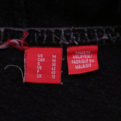 Puma Boys Black Size 12 Pullover Hoodie with Logo Detail