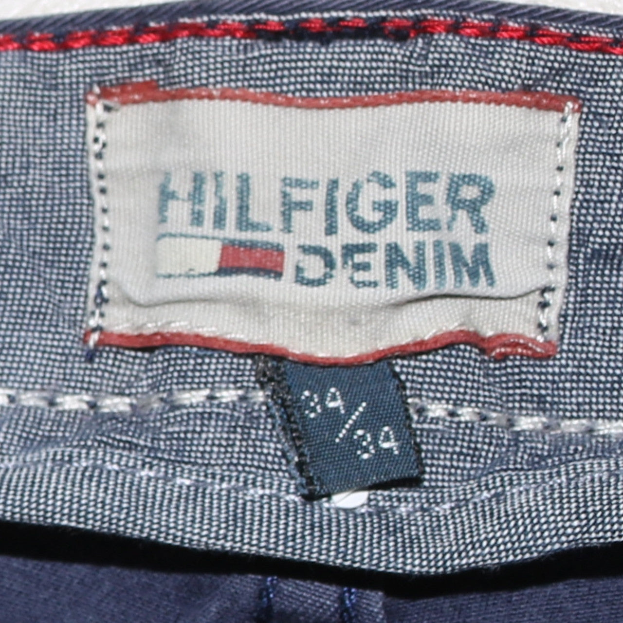 Tommy Hilfiger Men’s Blue Chino Trousers 34x34 Regular Fit