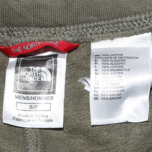 The North Face Men's Green Fleece Jogger Trousers Size S