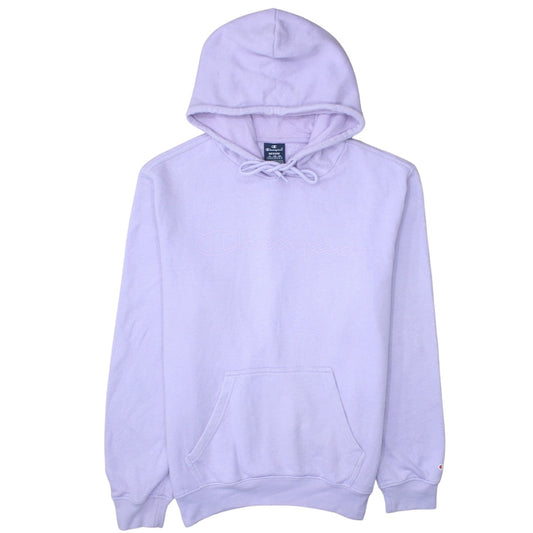 Champion Womens Lavender Pullover Hoodie Medium Cotton Blend