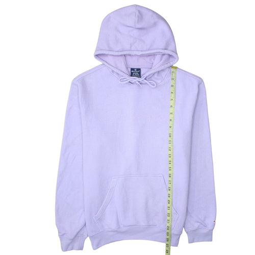Champion Womens Lavender Pullover Hoodie Medium Cotton Blend