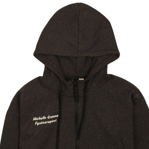 Adidas Womens Black Full Zip Hoodie Size S Embroidered Logo Casual