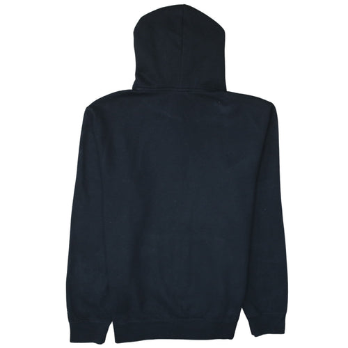Champion Men's Black Pullover Hoodie Medium Fleece Logo Sweatshirt