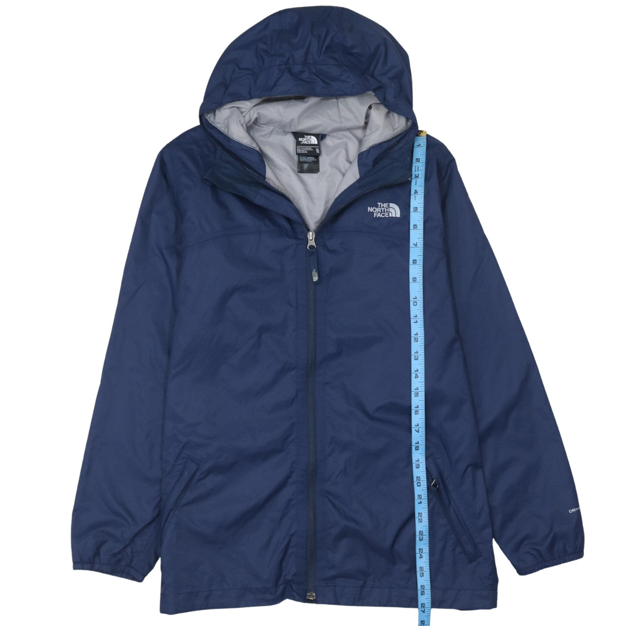 The North Face Boys Blue XL Waterproof Hooded Rain Jacket