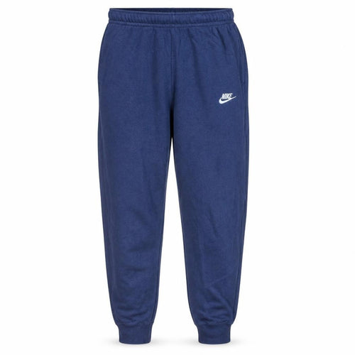 Nike Mens Blue Jogger Sweatpants S Regular Fit Fleece Cuffed Trousers