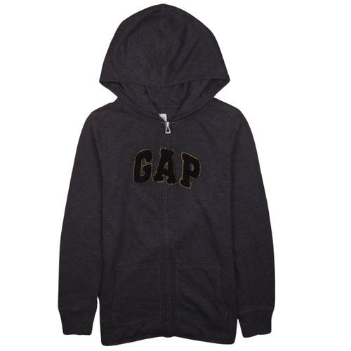 GAP Men's Black Full Zip Hoodie XS Regular Fit Fleece