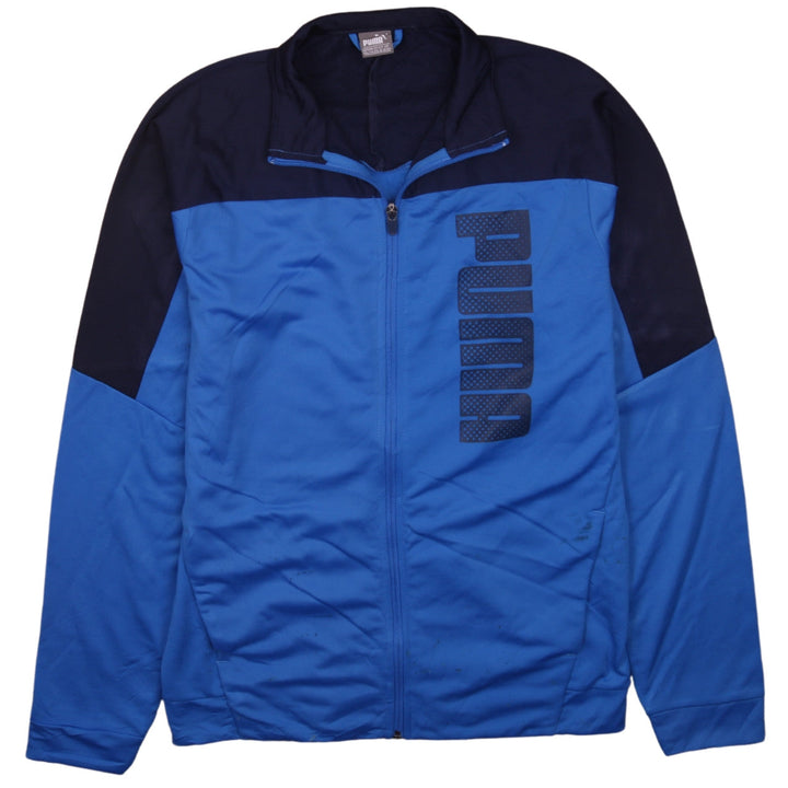 Puma Boys Blue Full Zip Sports Sweatshirt Size 16 Years