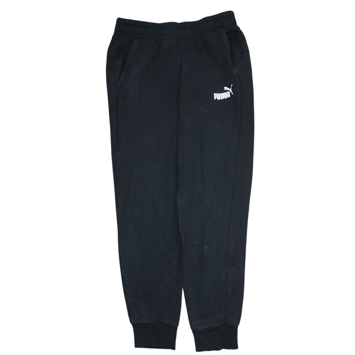 Puma Men's Black Jogger Sweatpants M Regular Fit Fleece
