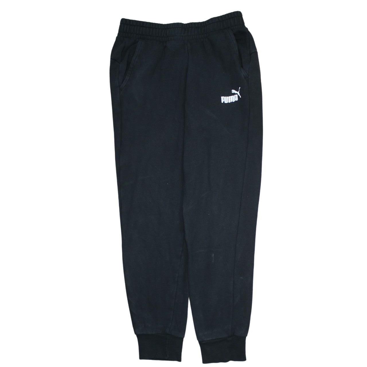 Puma Men's Black Jogger Sweatpants M Regular Fit Fleece