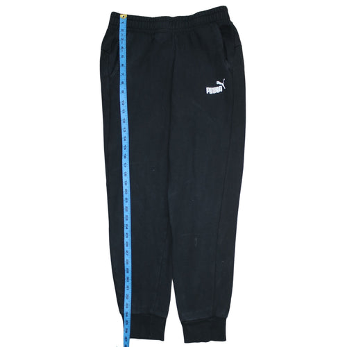 Puma Men's Black Jogger Sweatpants M Regular Fit Fleece