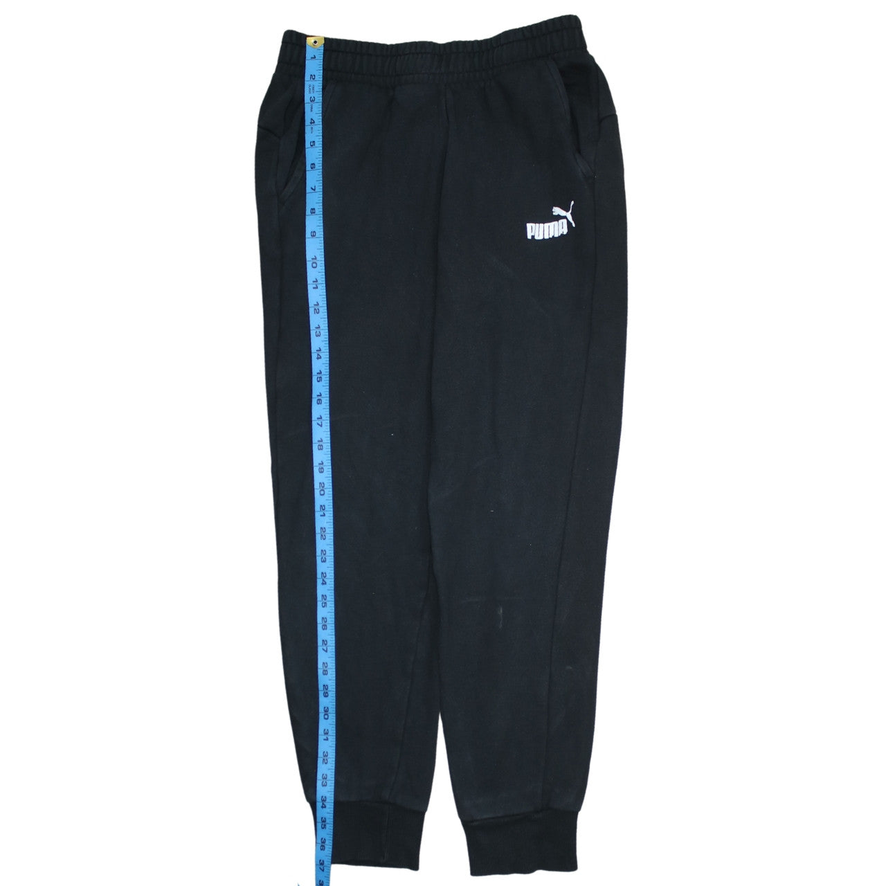 Puma Men's Black Jogger Sweatpants M Regular Fit Fleece