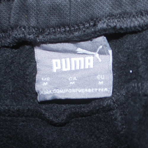 Puma Men's Black Jogger Sweatpants M Regular Fit Fleece