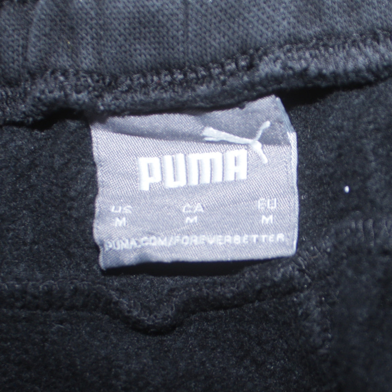 Puma Men's Black Jogger Sweatpants M Regular Fit Fleece