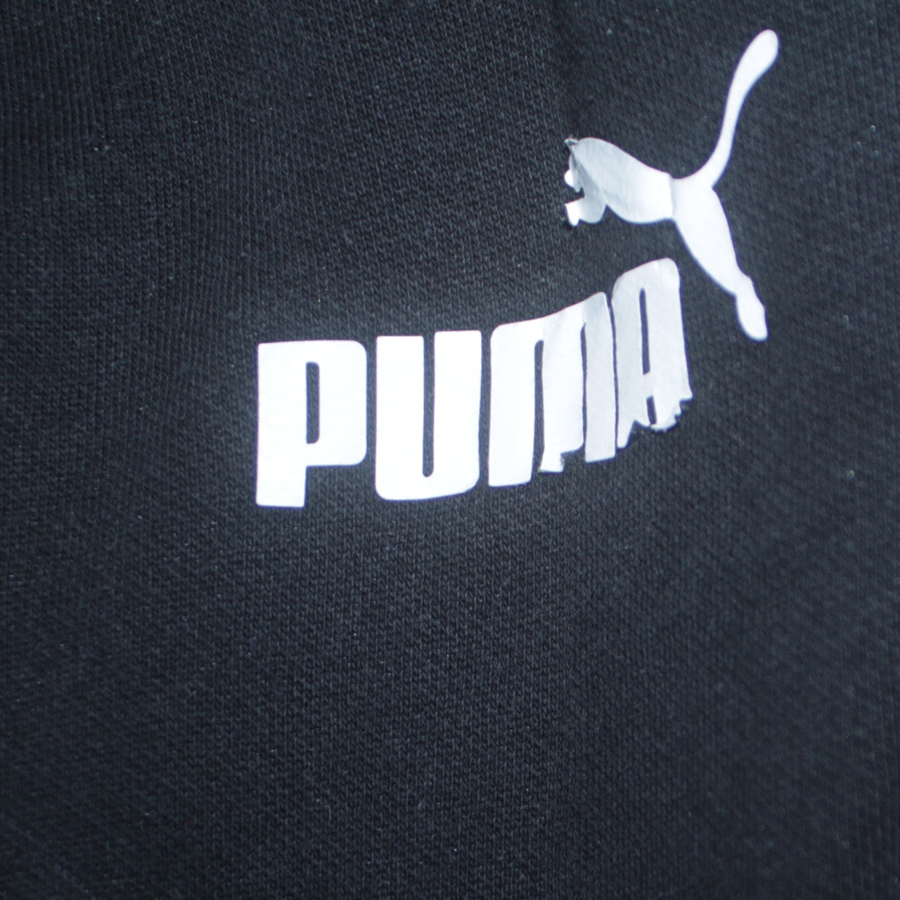 Puma Men's Black Jogger Sweatpants M Regular Fit Fleece