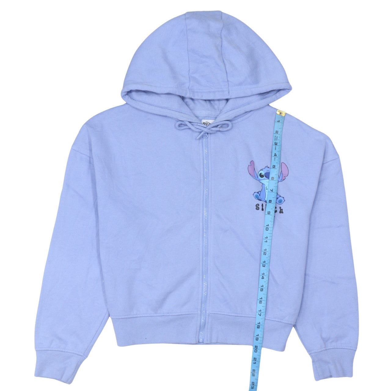 Disney Stitch Lilac Full Zip Hoodie Women M 12/14 Primark Cares