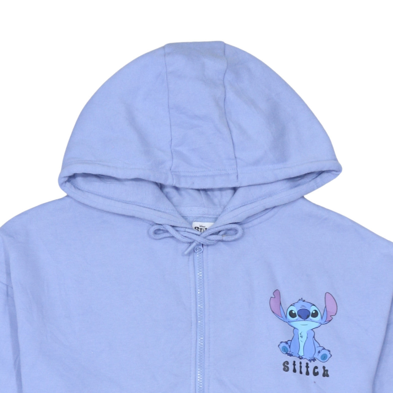 Disney Stitch Lilac Full Zip Hoodie Women M 12/14 Primark Cares