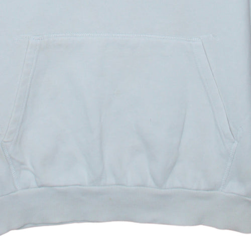 Ellesse Womens White Hoodie UK 12 Pullover Logo Hooded Sweatshirt