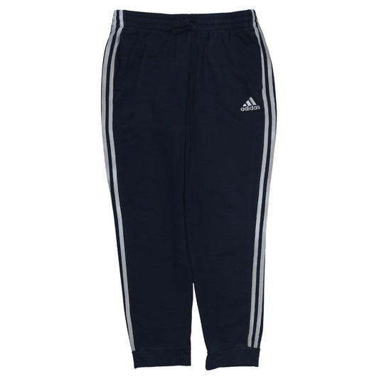 Adidas Men's Blue Jogger Trousers L Regular Fit Elastic Waist