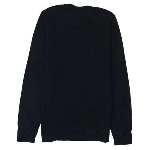Nike Men's Black 'Just Do It' Crew Neck Pullover Sweatshirt Small