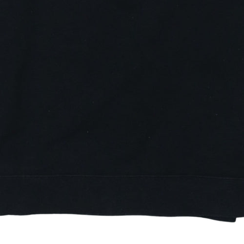 Nike Men's Black 'Just Do It' Crew Neck Pullover Sweatshirt Small