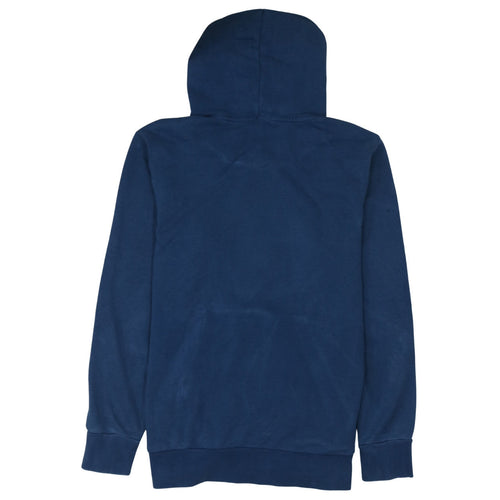 Adidas Men's Blue Pullover Hoodie L Logo Athletic Long Sleeve
