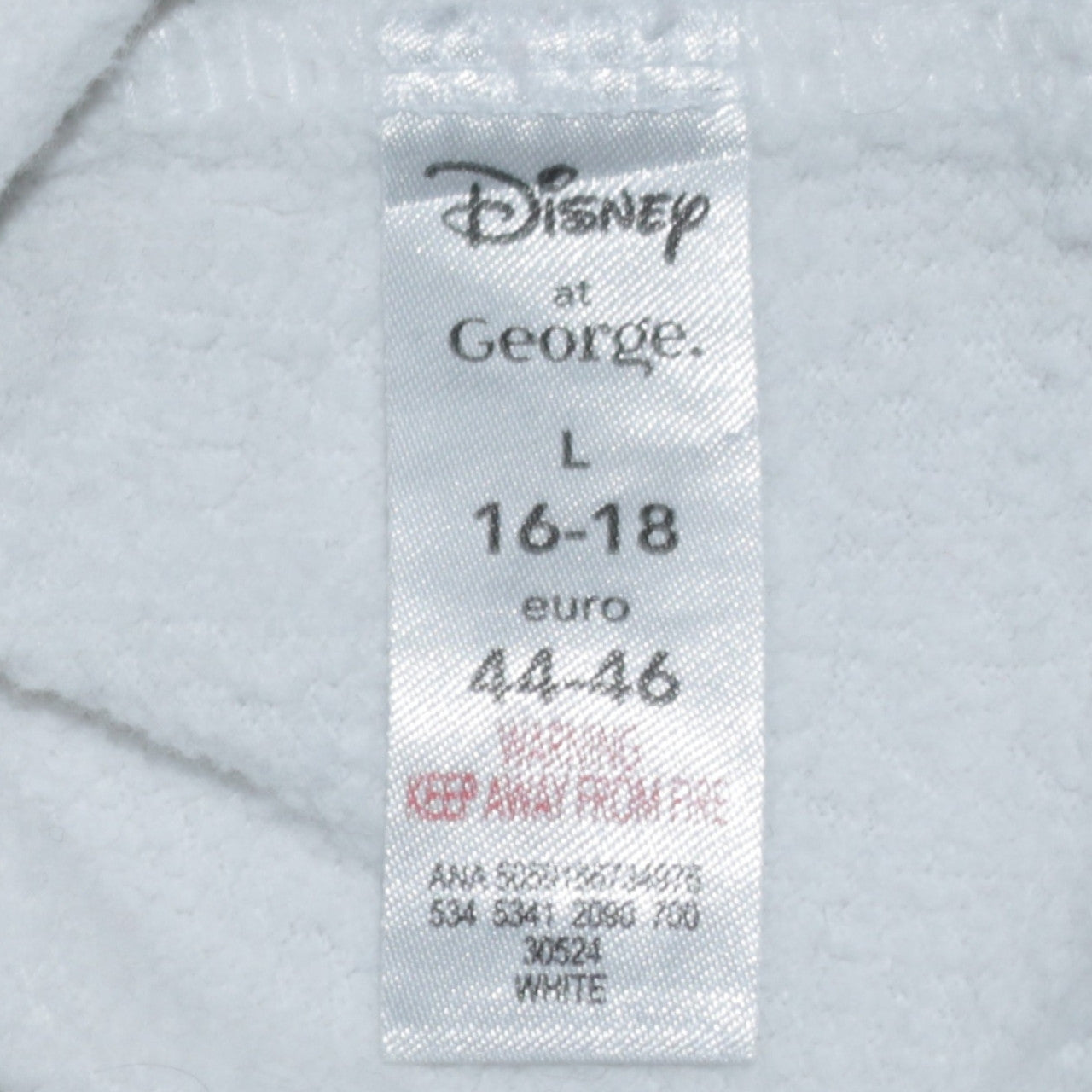 Disney at George White Mickey Mouse Women's L Sweatshirt