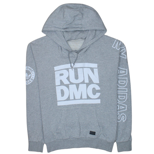 Adidas Women’s Grey RUN DMC Pullover Hoodie Size 6 XS