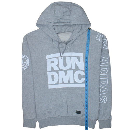 Adidas Women’s Grey RUN DMC Pullover Hoodie Size 6 XS