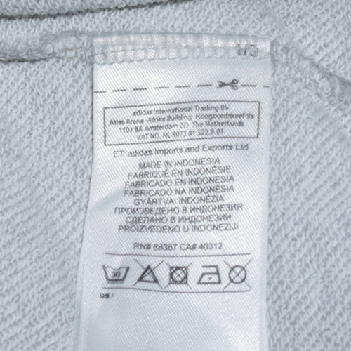Adidas Women’s Grey RUN DMC Pullover Hoodie Size 6 XS