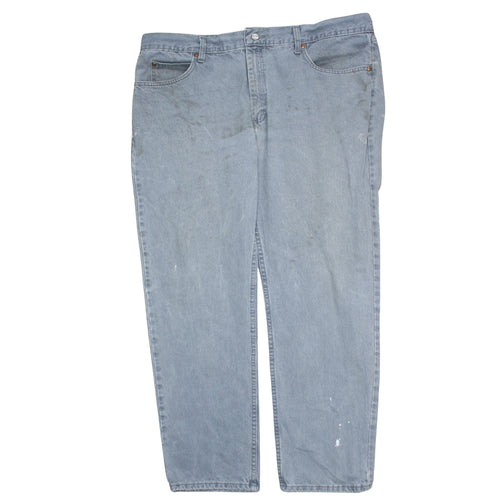 Lee Men's Blue Regular Fit Straight Leg Jeans Size 42x30