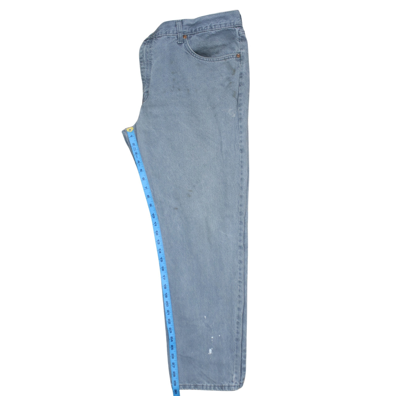 Lee Men's Blue Regular Fit Straight Leg Jeans Size 42x30