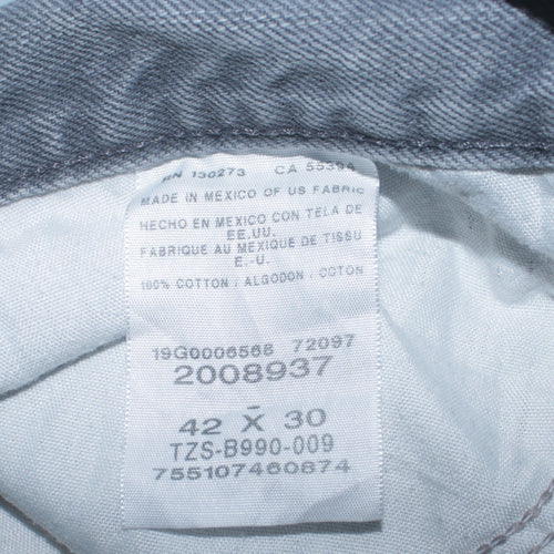 Lee Men's Blue Regular Fit Straight Leg Jeans Size 42x30