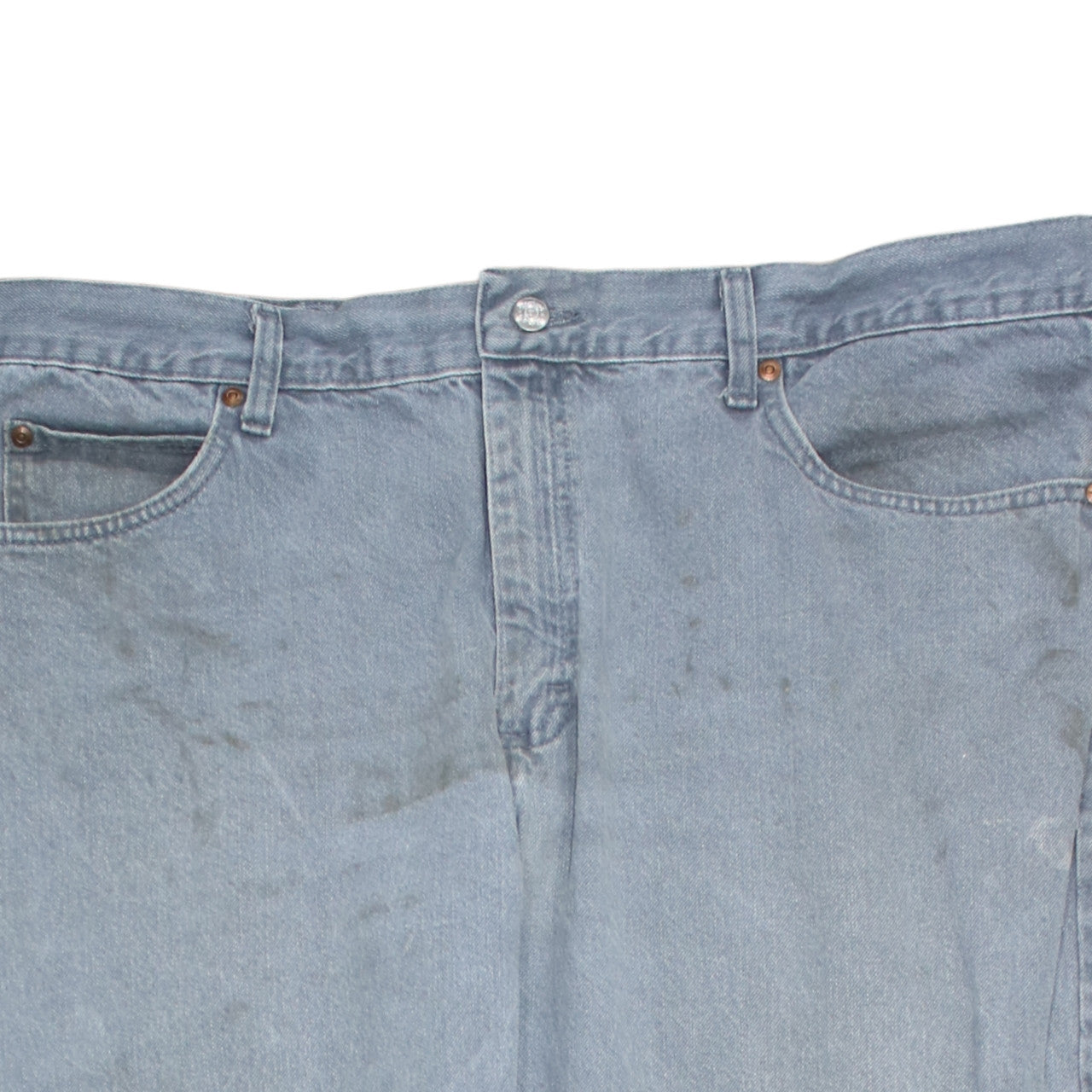 Lee Men's Blue Regular Fit Straight Leg Jeans Size 42x30