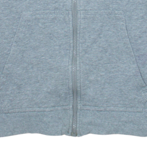 Nike Men's Grey Full Zip Hoodie Size S Sportswear Sweatshirt