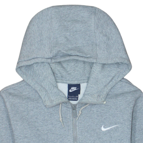 Nike Men's Grey Full Zip Hoodie Size S Sportswear Sweatshirt